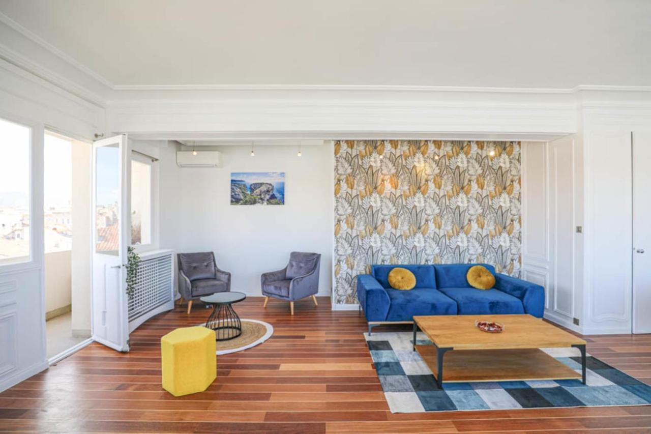 Vieux-Port - Vue Exceptionnelle - 3 Ch Et Clim Apartment Марсилия Екстериор снимка